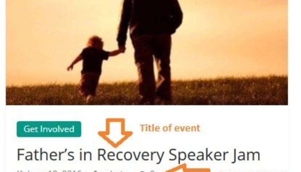 What is all this info on the event listings?