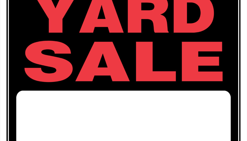 New feature – Yard sales