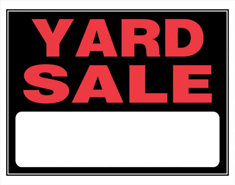 New feature – Yard sales