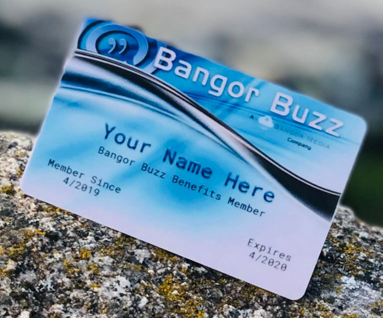 Announcing our new Bangor Buzz Benefit Cards